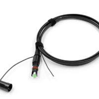 OptiTap® SC/APC to Blunt Toneable Flat Drop Cable